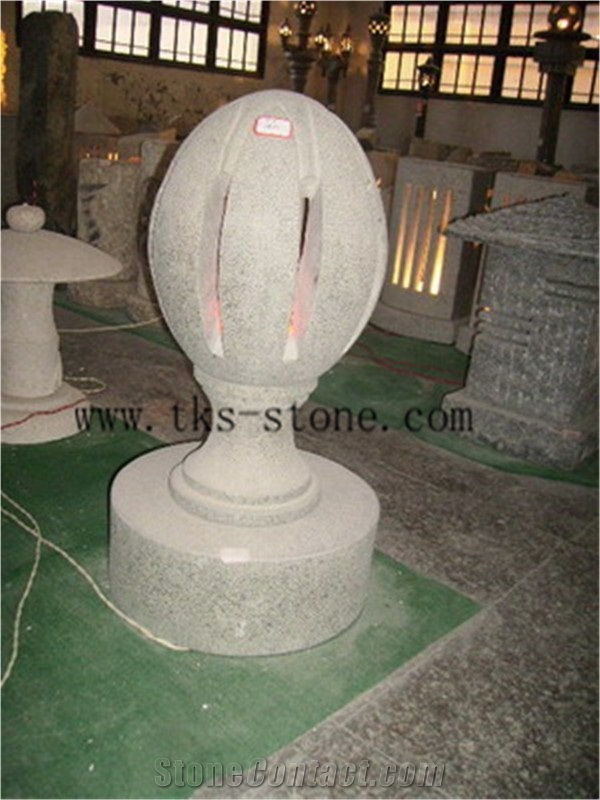 Grey Granite Lantern Sculptures,Lamps Caving,Garden Lanterns&Lamps,Japanese Lanterns,Exterior Lamps