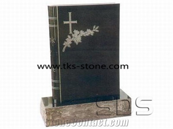 Grey Granite Tombstone & Monument,Book Carving Tombstone & Monument,Angel Monuments,Western Style Tombstones,Custom Monuments