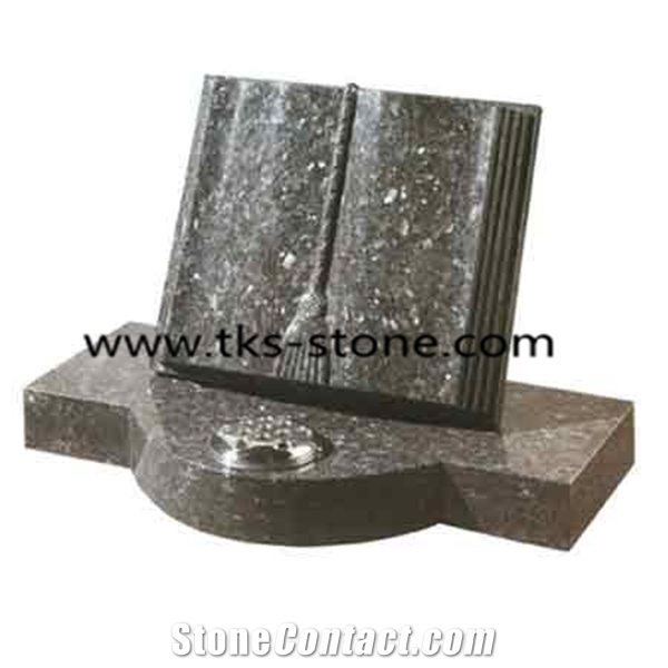 Grey Granite Tombstone & Monument,Book Carving Tombstone & Monument,Angel Monuments,Western Style Tombstones,Custom Monuments