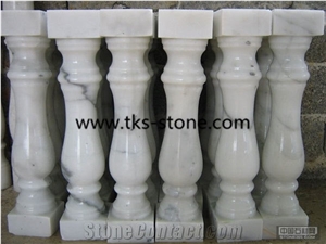 Guangxi White Marble Balustrade & Railings