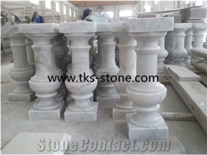 Guangxi White Marble Balustrade & Railings