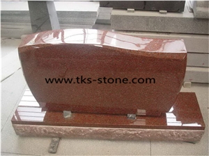 Indian Red Granite Tombstone & Monument,Tombstones, Monuments, Gravestone,Hot Sale Western Style,Headstones