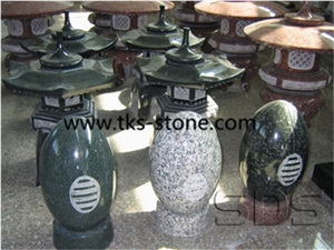 Lanterns & Lamps,Grey Granite Lamps,Garden Lanterns,Stone Garden Lamps, Sculpture Grey Granite Garden Lanterns