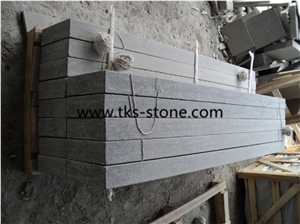 Limestone Kerbstone, China Silver Valley Limestone Kerbstone for Stairs & Step,China Blue Limestone Slabs & Tiles
