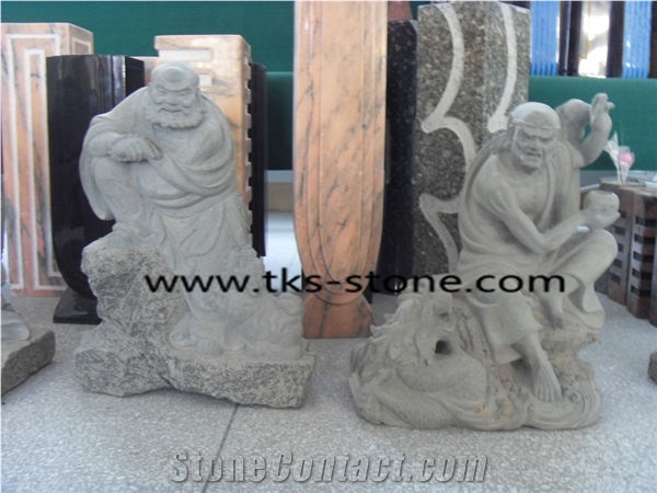 Riligious Sculpture & Statue, Grey Granite Human Sculptures,Human Caving,Statures