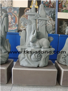Sculpture & Statue,Grey Granite Animal Sculptures,Animal Caving,Garden Sculptures,Landscape Sculptures