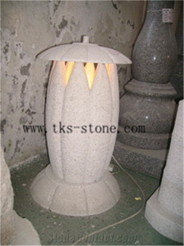 Stone Lanterns Caving,Lamp Sculptures,Grey Granite Garden Lanterns&Lamps,Japanese Lanterns,Exterior Lamps
