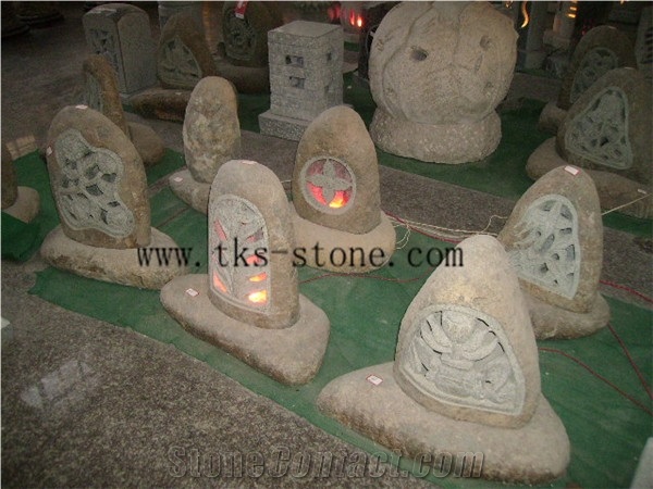 Stone Lanterns Caving,Lamp Sculptures,Grey Granite Garden Lanterns&Lamps,Japanese Lanterns,Exterior Lamps