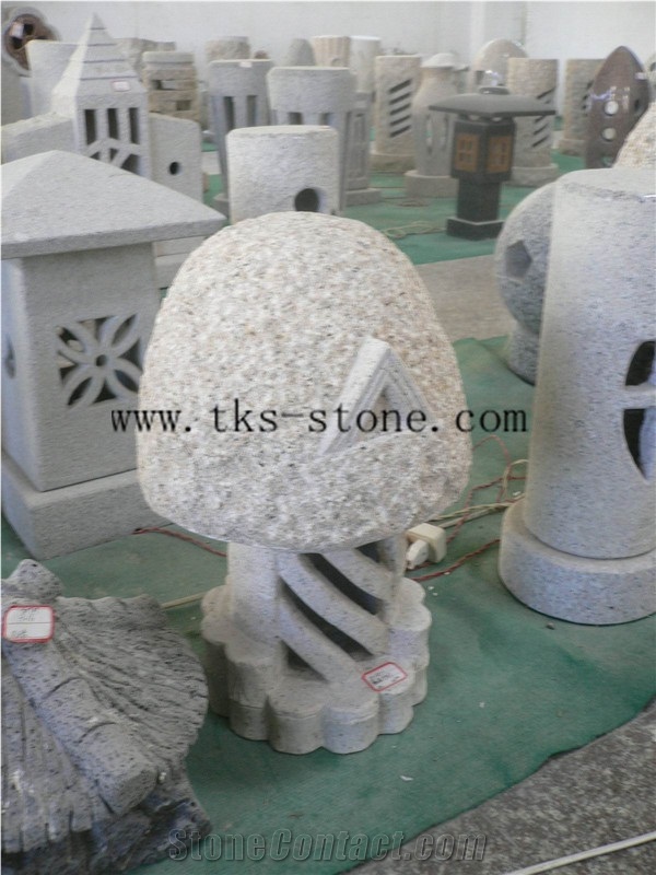 Stone Lanterns Caving,Lantern Sculptures,Grey Granite Garden Lamps,Japanese Lamps,Chinese Granite Lanterns