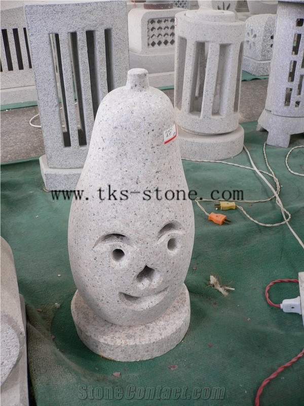 Stone Lanterns Caving,Lanterns Sculptures,Grey Granite Garden Lamps,Exterior Lamps,Japanese Lanterns
