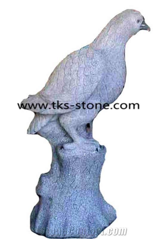 Stone Pigeon Caving,Pigeon Sculpture & Statue,Black Granite Animal Sculptures,Garden Sculptures