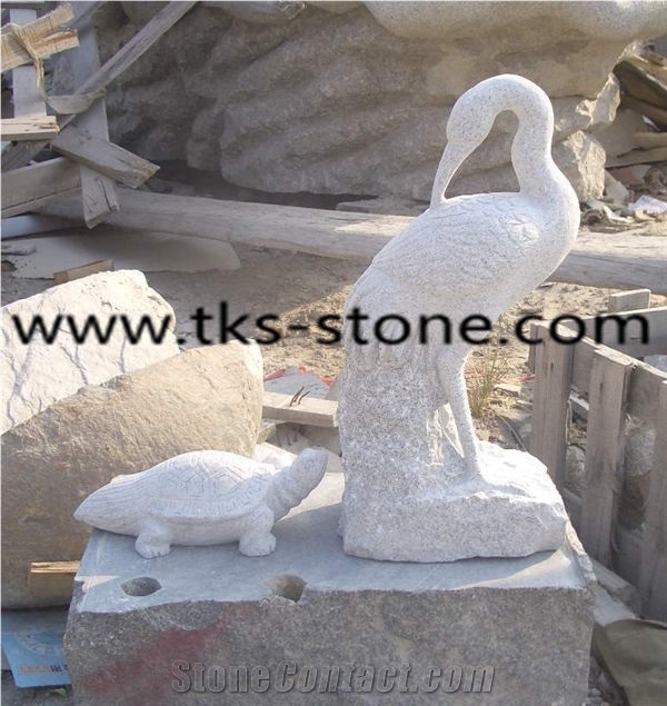 Tiger Sculptures & Statues, Yellow Granite Animal Statues, Garden