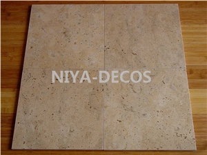 China Beige Limestone Tiles for Flooring