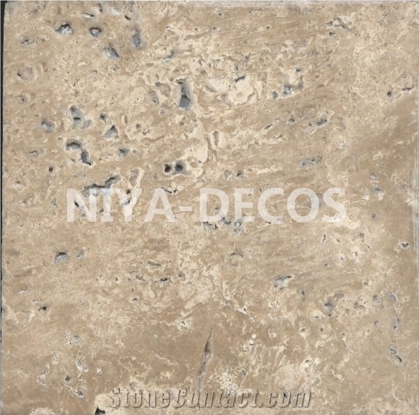 China White Travertine Slabs,Bianco Travertino Slabs- for Antique Style Building Project