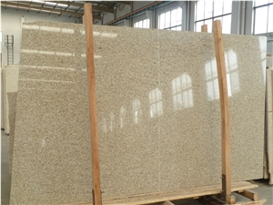 G350 China Shandong Rust Yellow Sesame Granite Tiles for Wall Cladding,Rust Granite Slabs
