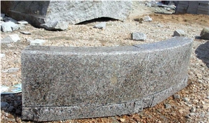 G361 Wulian Flower Granite/China Red Granite Kerbs/Curbs/Kerbstone for Road Side Landscaping Stone