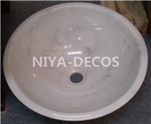 Own Factory-China Honey Onyx Round Shaped Bathroom Sinks/Basins/ Vessel Sinks
