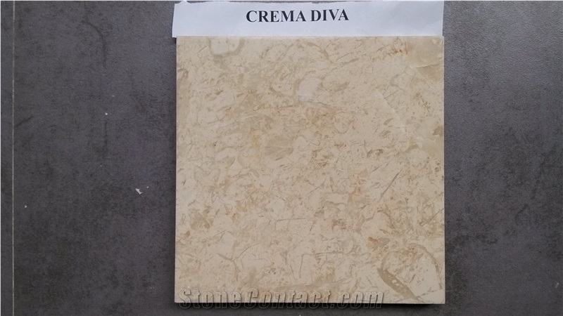 Fargo Crema Diva Marble Polished Big Slab & Tile, Turkey Beige Marble