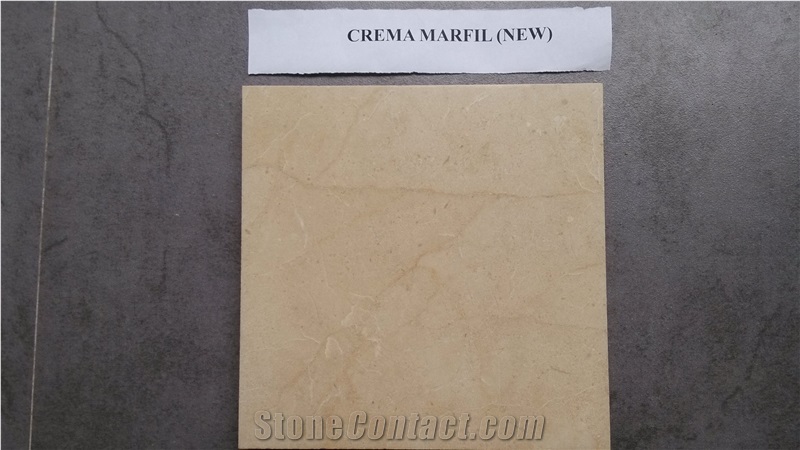 Fargo New Crema Marfil Polished Big Slab & Tile Mable, New Crema Marfil Marble