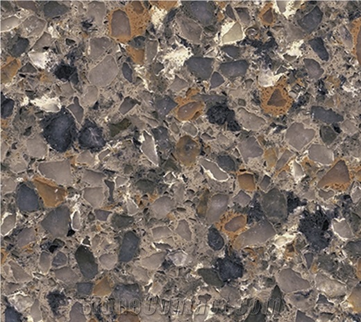 Mexican Grey Zsq6014 Quartz Stone (Quartz Stone) Engineered Stone Tiles & Slabs
