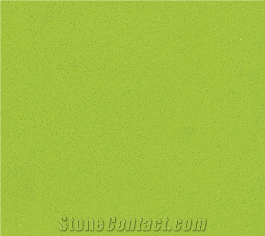 Pure Green Zsq2014 (Quartz Stone) Engineered Stone Tiles & Slabs