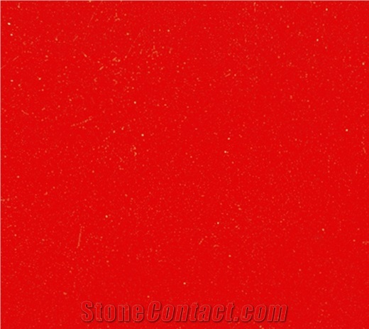 Pure Red Zsq2012 (Quartz Stone) Engineered Stone Tiles & Slabs