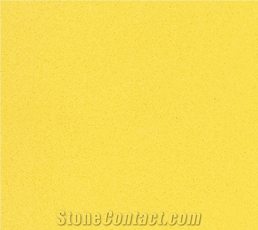 Pure Yellow Zsq2015 (Quartz Stone) Engineered Stone Tiles & Slabs