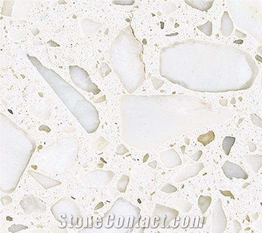 Tianshan White Zsm012 (Artificial Stone Tiles & Slabs) Engineered Stone Tiles & Slabs