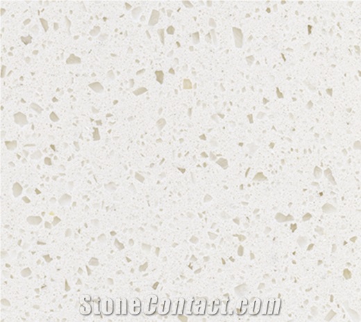 White Zsm005 Crystalized Stone Engineered Stone Tiles & Slabs