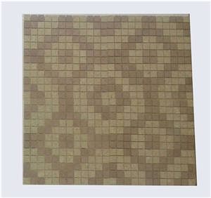 Mosaic Tiles from Natural Travertine Stones 30x30