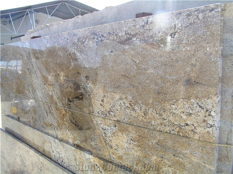 Golden Persa Granite Slabs & Tiles, Giallo Crystal Granite Slabs & Tiles, Brazil Granite