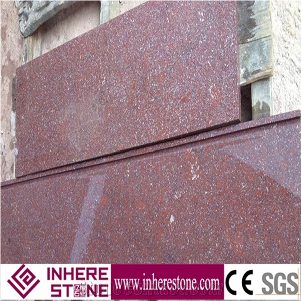 G666 Shouning Red Granite Stone Tiles, China Red Granite Outside Flooring Tiles