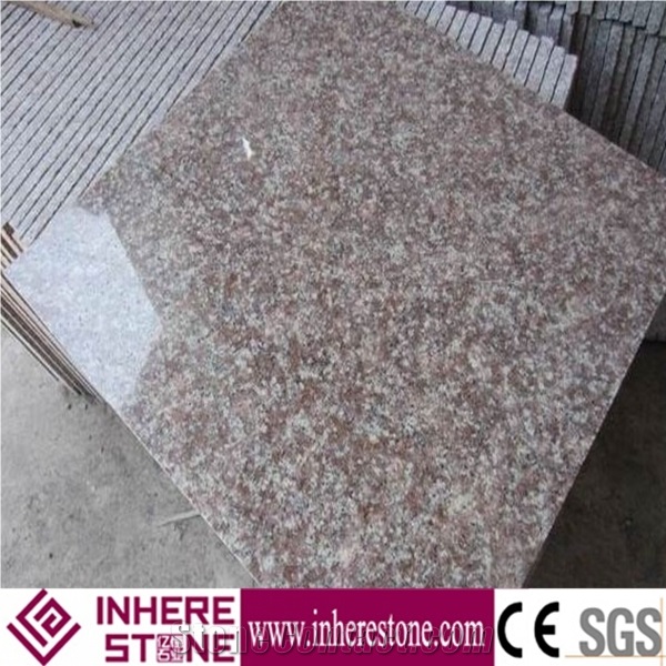 Good Price, China Local Red Granite, G687 Cherry Pink, Peach Blossom Red/ Floor Covering Tiles/ Cut to Size
