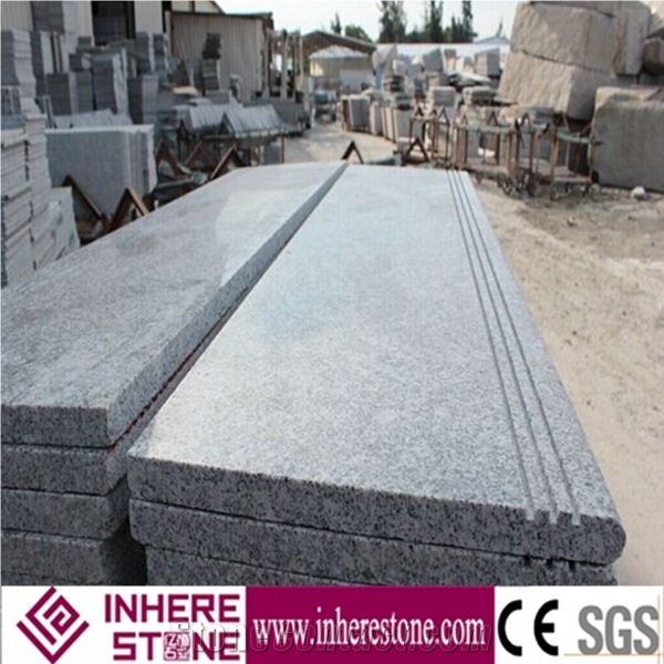 Natural Stone Stairs Outdoor,Outdoor Stone Stairs,Grey Granite Stairs, G603 Grey Granite Stairs & Steps