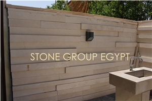 Galala Marble Cultured Stone, Beige Marble Egypt Stone Veneer