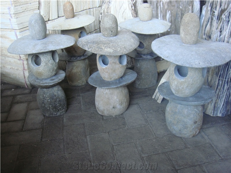 Grey Stone for Caping Lamp