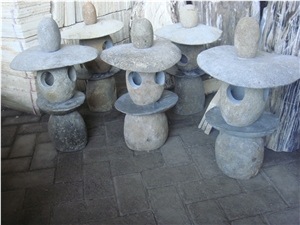 Grey Stone for Caping Lamp