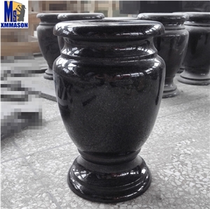 Black Granite Vase,American Style Vase