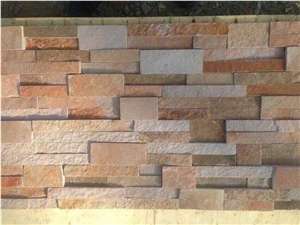 Hebei Rust Slate Cultured Stone,China Slate Cultured Stone Wall Panel, Wall Cladding, Ledgestone, Stacked Stone,Decorative Wall Tile,Nature Culture Stone,Dry Stack Panel,Wall Stone