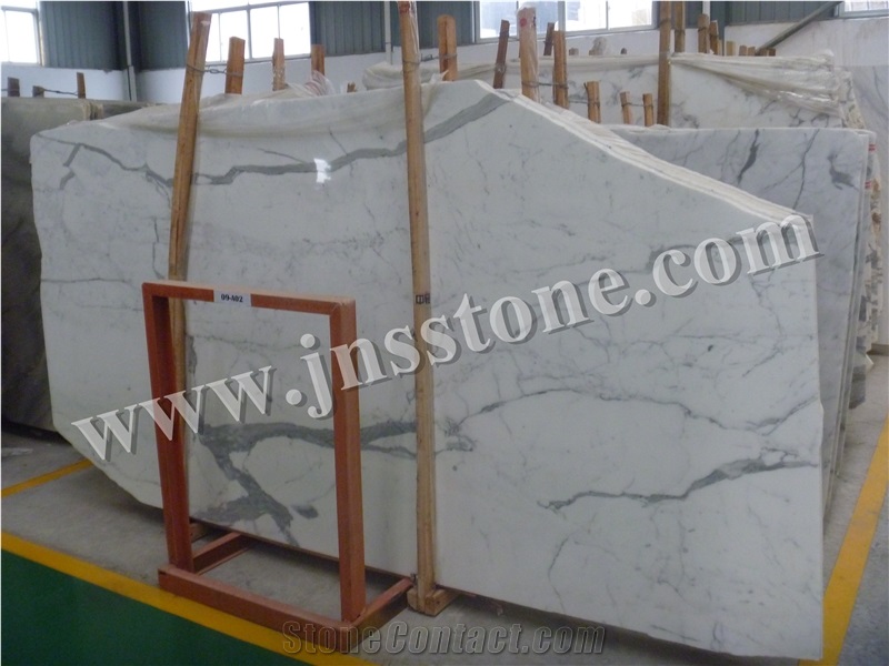 Italy White Marble Tiles & Slabs /China Staturio Marble Tiles & Slabs for Walling and Flooring, Snow White Marble