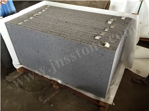 Lava Stone Tiles & Slabs / Moon Surface Grey Basalt Tiles/ China Grey Basalt with Big Holes for Walling ,Flooring ,Pavement