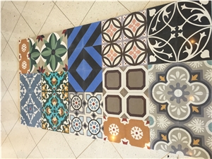 Karoistanbul Handmade Cement Tiles, Multicolor Terrazzo and Quartz Stone Tiles