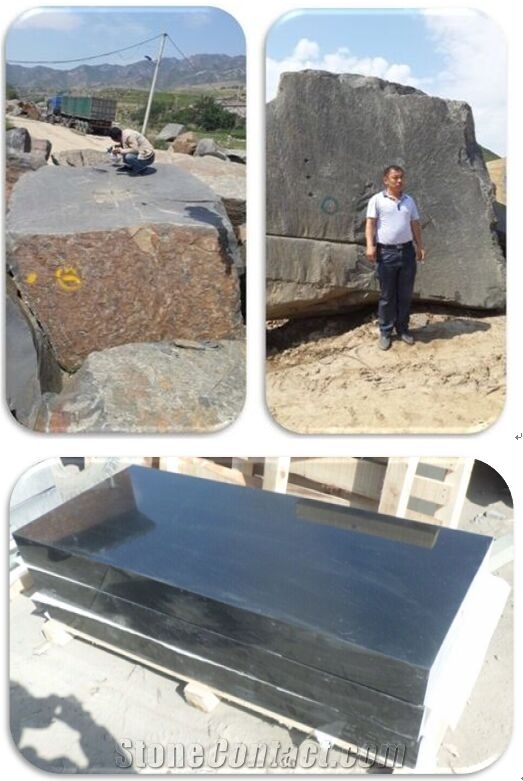 Shanxi Black Granite Block, China Black Granite