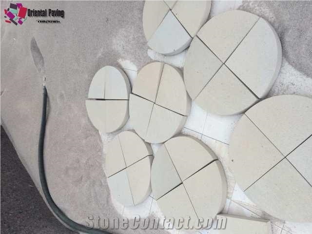 Yellow Sandstone Cube Stone & Pavers, Landscaping Sandstone, Garden Design Circles, Yellow Sandstone for Landscaping