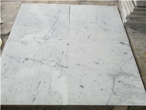 Bianco Carrara Marble Slabs & Tiles, Italy White Marble Villa Interior Wall Cladding,Hotel Floor Covering Skirting for Pattern-Gofar