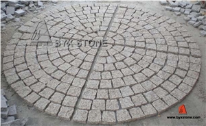 Landscape Granite Paving Stone for Driveway and Garden Path, Grey Granite Cube Stone & Pavers