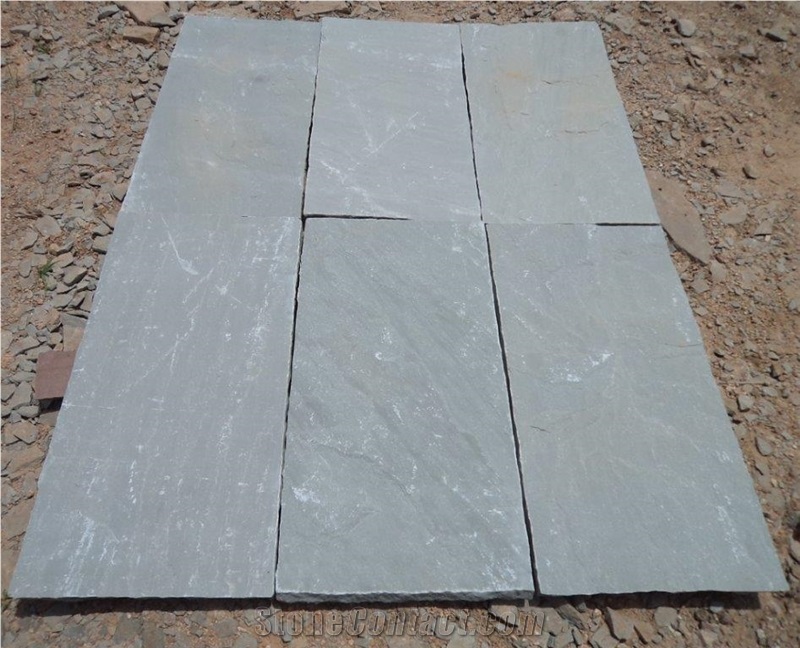 Kandla Grey Sandstone Flagstone, Grey Sandstone India Flagstone