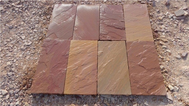 Modak Sandstone Flagstone, Brown India Sandstone