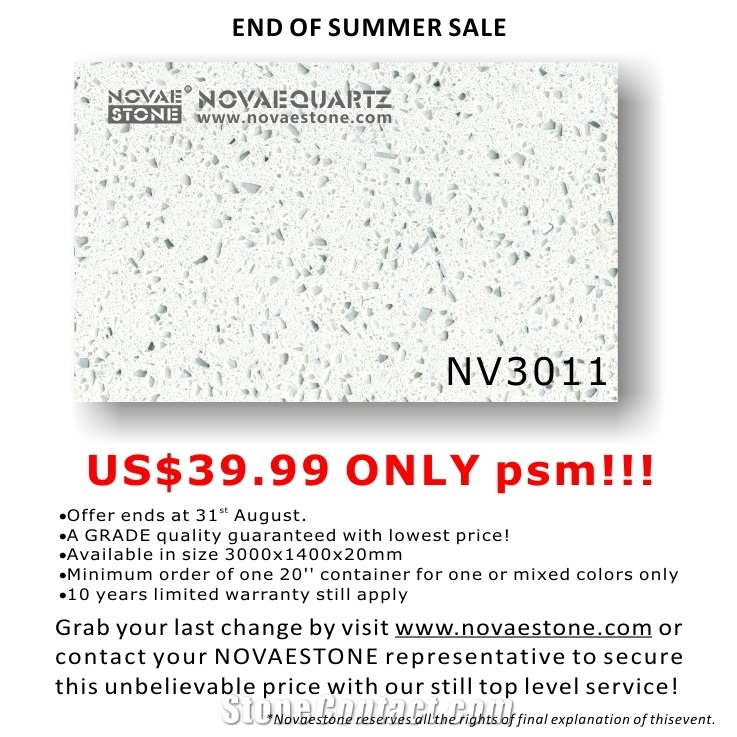 On Sale Glacier White Artificial Quartz Stone Tiles & Slabs