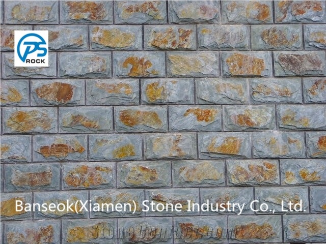 New Multicolor Culture Stone ,China Mushroom Stone,Sandstone Floor Paving